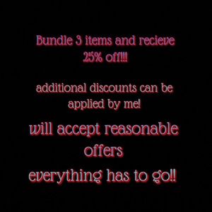 Everything must go!!!
